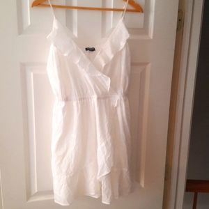 Express White Eyelet Dress Size M